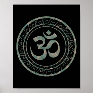 Om Ohm Aum Symbol Spiritual Yoga _5 Poster