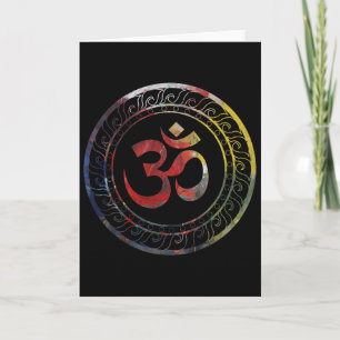 Om Ohm Aum Symbol Spiritual Yoga Gift Card