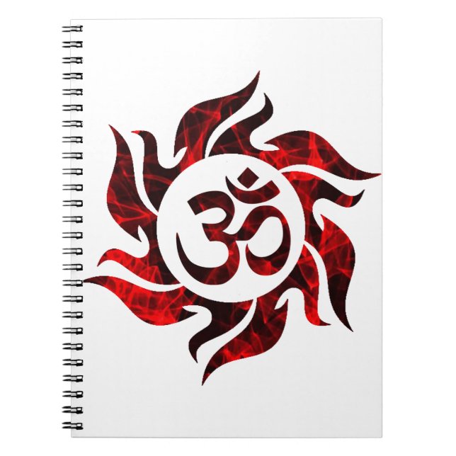 Om, Om Hindu, Om Symbol, Om Logo, Aum Notebook (Front)