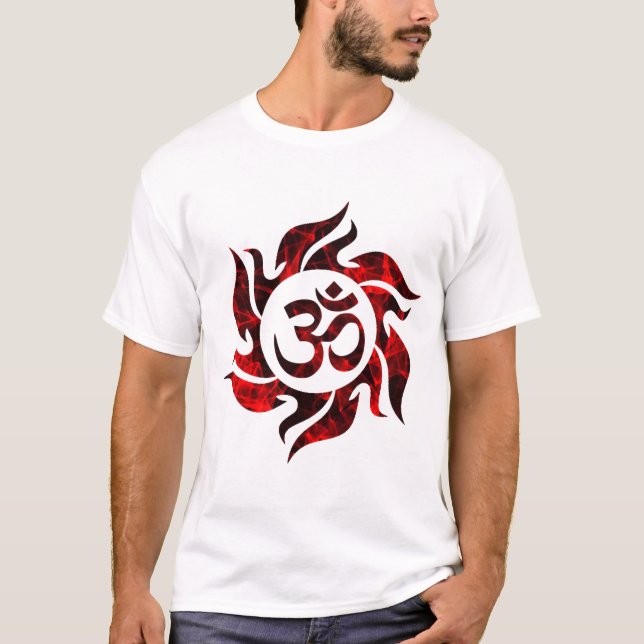 Om, Om Hindu, Om Symbol, Om Logo, Aum T-Shirt (Front)