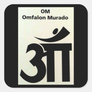 OM Omfalon Murado Square Sticker