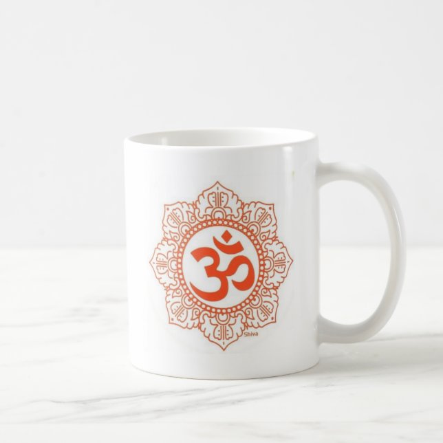 om shanti coffee mug (Right)
