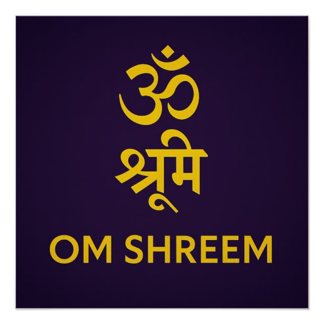 Om Shreem Poster (Front)
