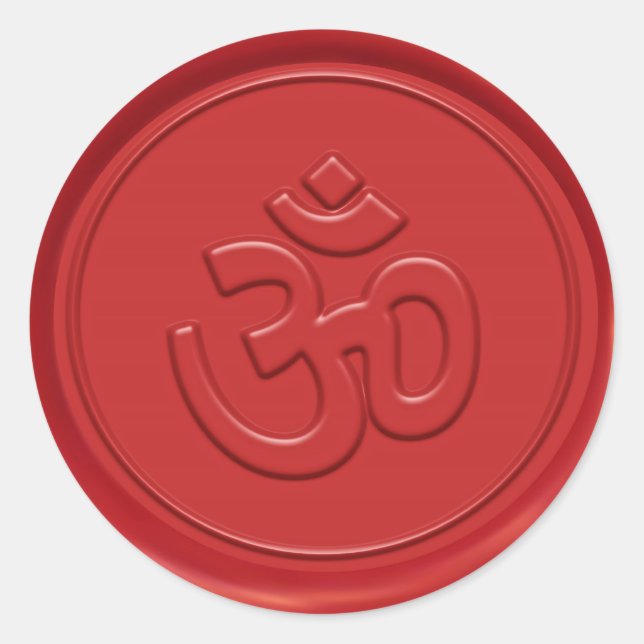 Om Sign Wax Seal (Front)