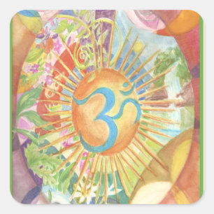 Om Square Sticker