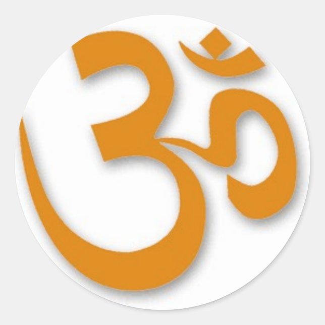 OM Store for Yoga Classic Round Sticker (Front)