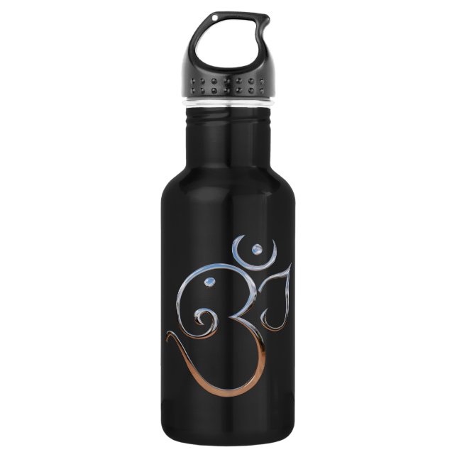 Om Symbol 532 Ml Water Bottle (Front)