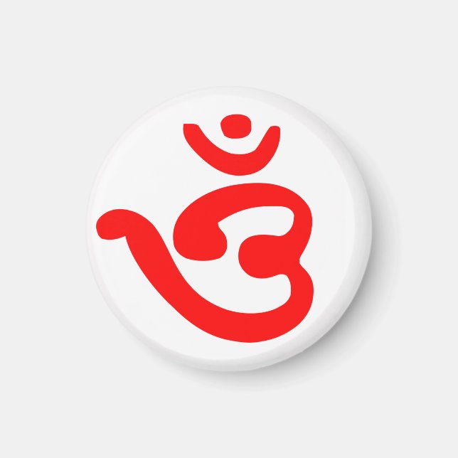 OM Symbol (Bengali) Magnet (Front)