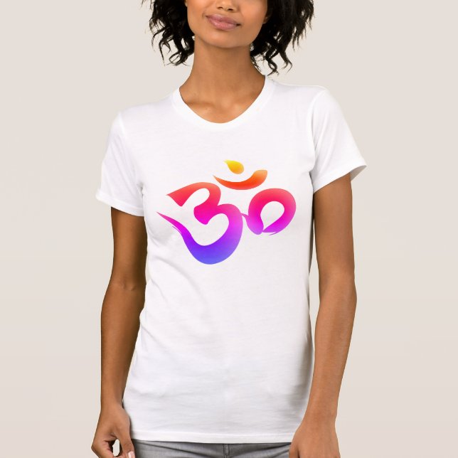 Om Symbol Bright Colours Women's Tee (Front)