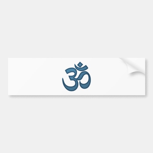Om symbol bumper sticker (Front)