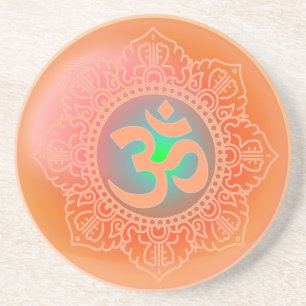 OM symbol coaster
