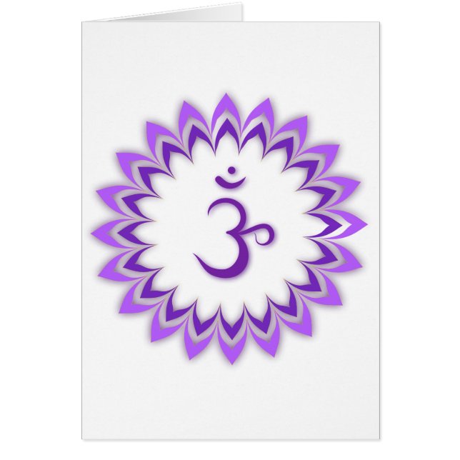 Om Symbol / Crown Chakra (Front)