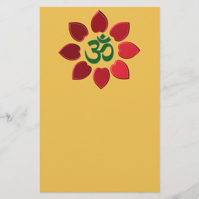 Om symbol flyer (Front)