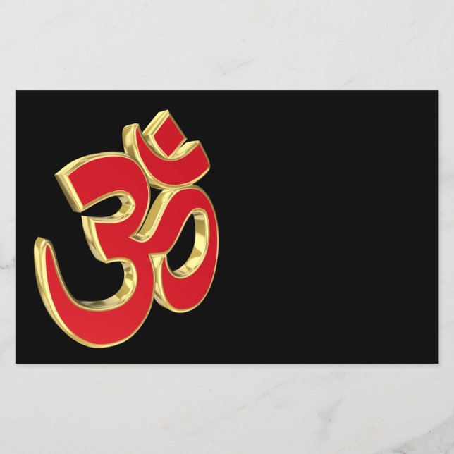 Om symbol flyer (Front)