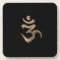 OM symbol - Golden Brushstroke