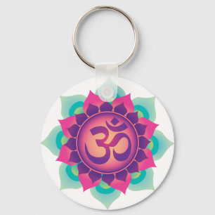 Om Symbol Key Ring