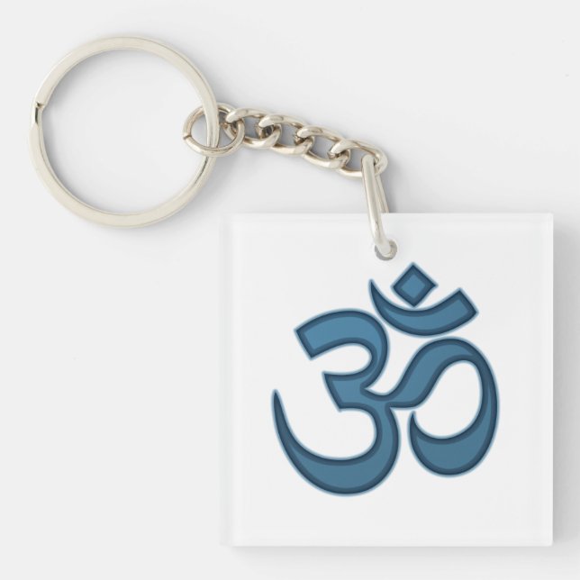 Om symbol key ring (Front)