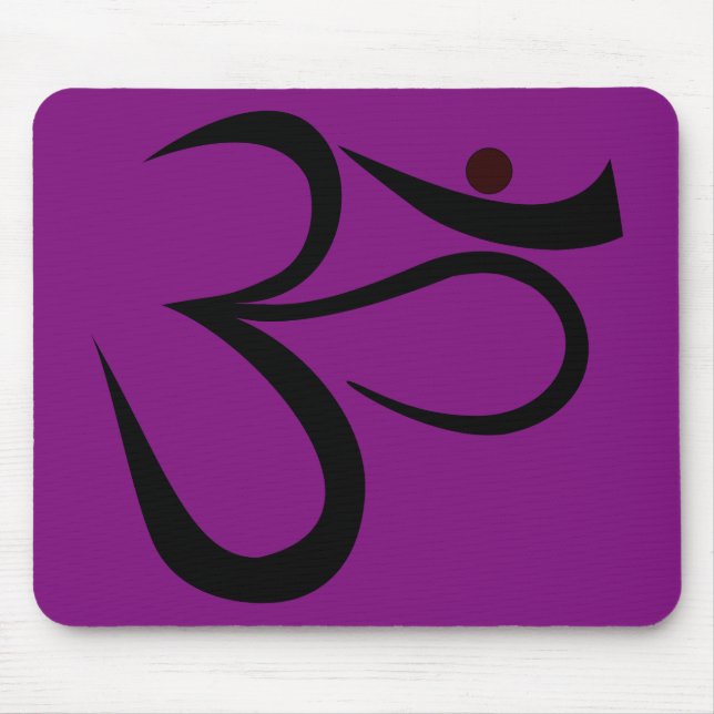 Om Symbol Mouse Pad (Front)