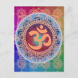 OM Symbol postcard