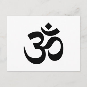 Om Symbol Postcard