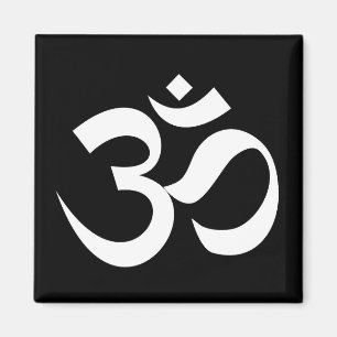 om symbol sacred Buddhism religion zen yoga Magnet
