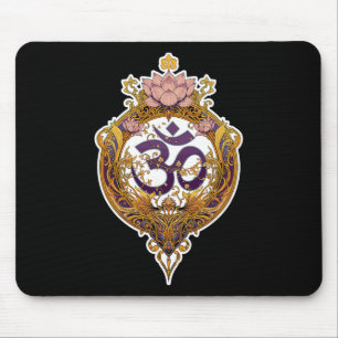 Om Symbol Spiritual Zen Peace Yoga Meditation  Mouse Pad