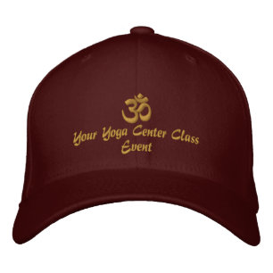 OM Symbol Spirituality Yoga Embroidery Embroidered Hat