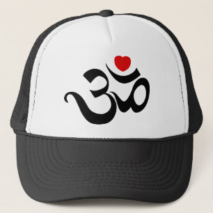 Om Symbol Trucker Hat