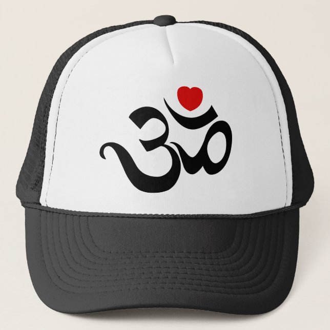 Om Symbol Trucker Hat (Front)