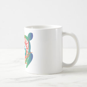Om-Tatto-Vibrant-Turtle Coffee Mug