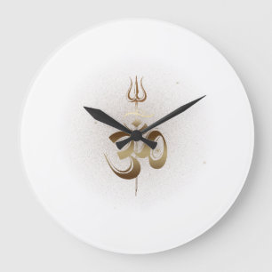 OM-Trishul - Wall Clock