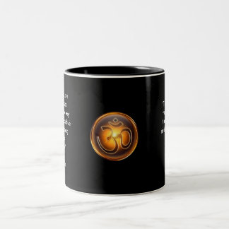 Om Two-Tone Coffee Mug