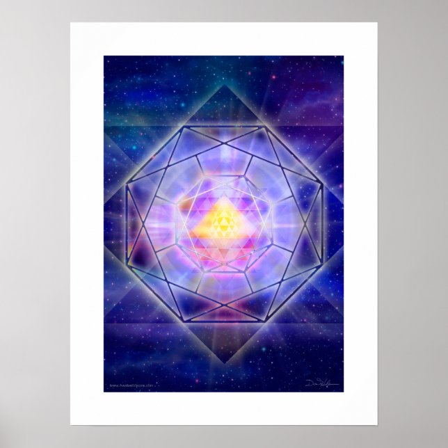 Om Yantra Poster (Front)