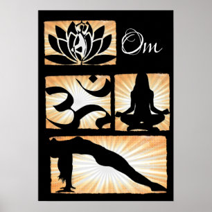 Om Yoga Meditation Poster