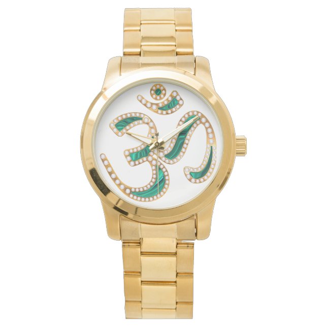 OM yoga watch. Watch the present. (Front)