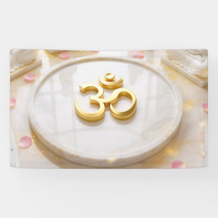 OM - ZEN BUDDHISM BANNER