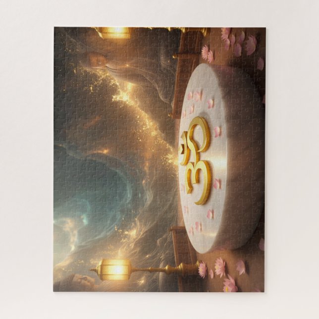 OM - ZEN BUDDHISM JIGSAW PUZZLE (Vertical)