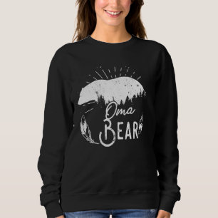 Oma Bear Matching Family Camping Hiking Sweatshirt