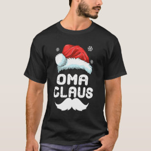 Oma Claus Matching Family Christmas Pyjamas Xmas S T-Shirt