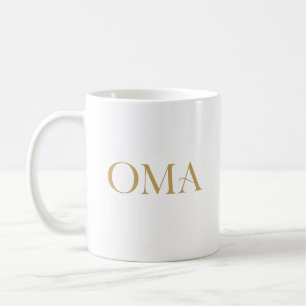 Oma Coffee Mug Cute Gift for Grandma German