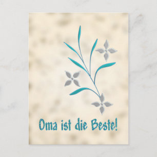 Oma ist der Beste Postcard