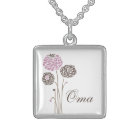 Oma Necklace Stylish Dahlia Flowers