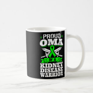 Oma Of A Kidney Disease Warrior Awareness Grandma Coffee Mug