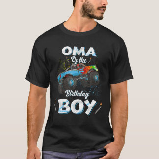 Oma Of The Birthday Boy Monster Truck Bday Women M T-Shirt