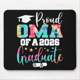 Oma Senior 2026 Proud Oma Of A Cl Of 2026 Graduate Mouse Pad