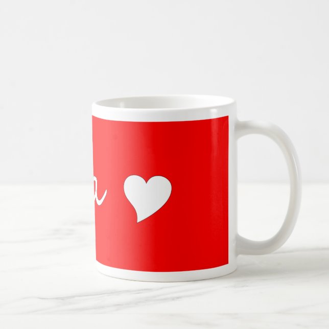 Oma With Heart Coffee Mug (Right)