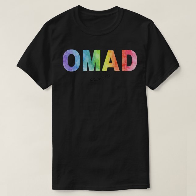 OMAD power intermittent fasting print 2 T-Shirt (Design Front)