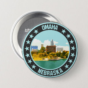 Omaha 7.5 cm round badge
