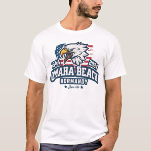 Omaha Beach 1944 2024 D-Day 80 th anniversary T-Shirt