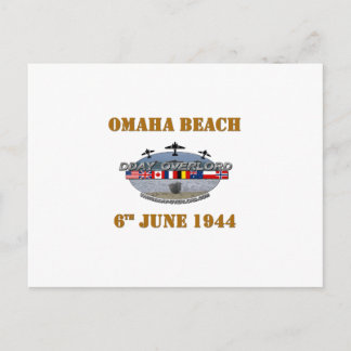 Omaha Beach 6th June 1944 Postcard